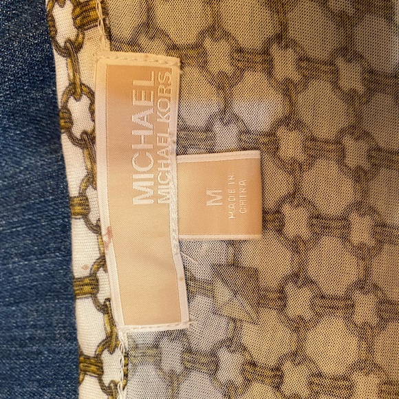 MICHAEL KORS Geometric print Short sleeve top - Picture 16 of 16